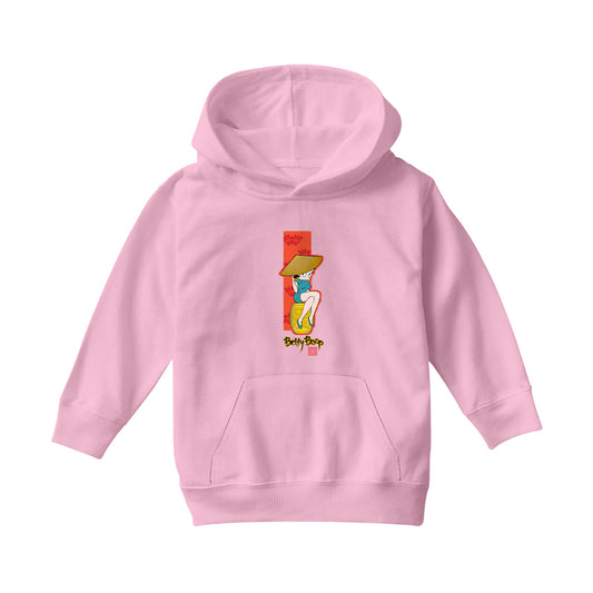 Betty Boop Gold Love Character Barrel Kids Hooded Sweatshirt