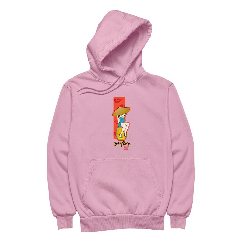 Betty Boop Gold Love Character Barrel Men's Hooded Sweatshirt