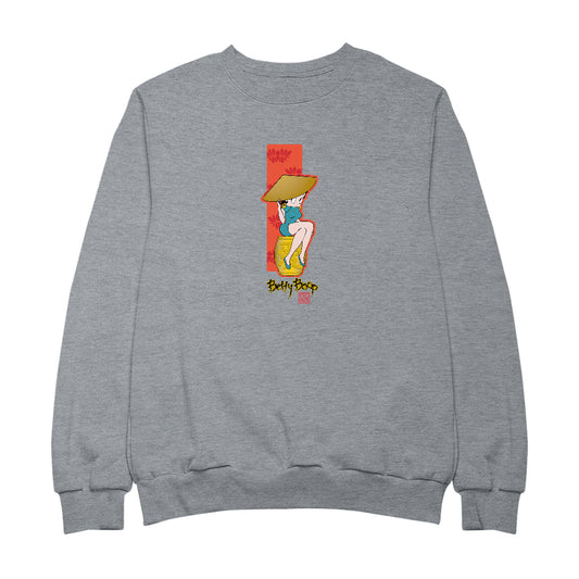 Betty Boop Gold Love Character Barrel Men's Sweatshirt
