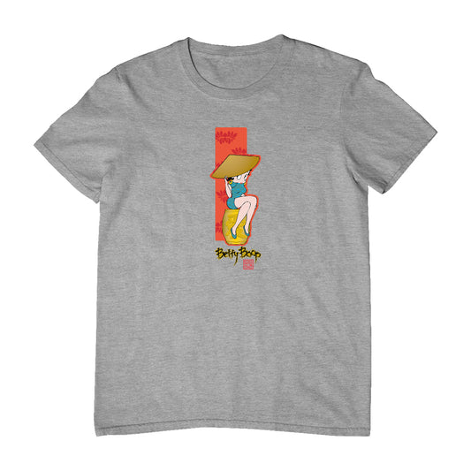 Betty Boop Gold Love Character Barrel Men's T-Shirt