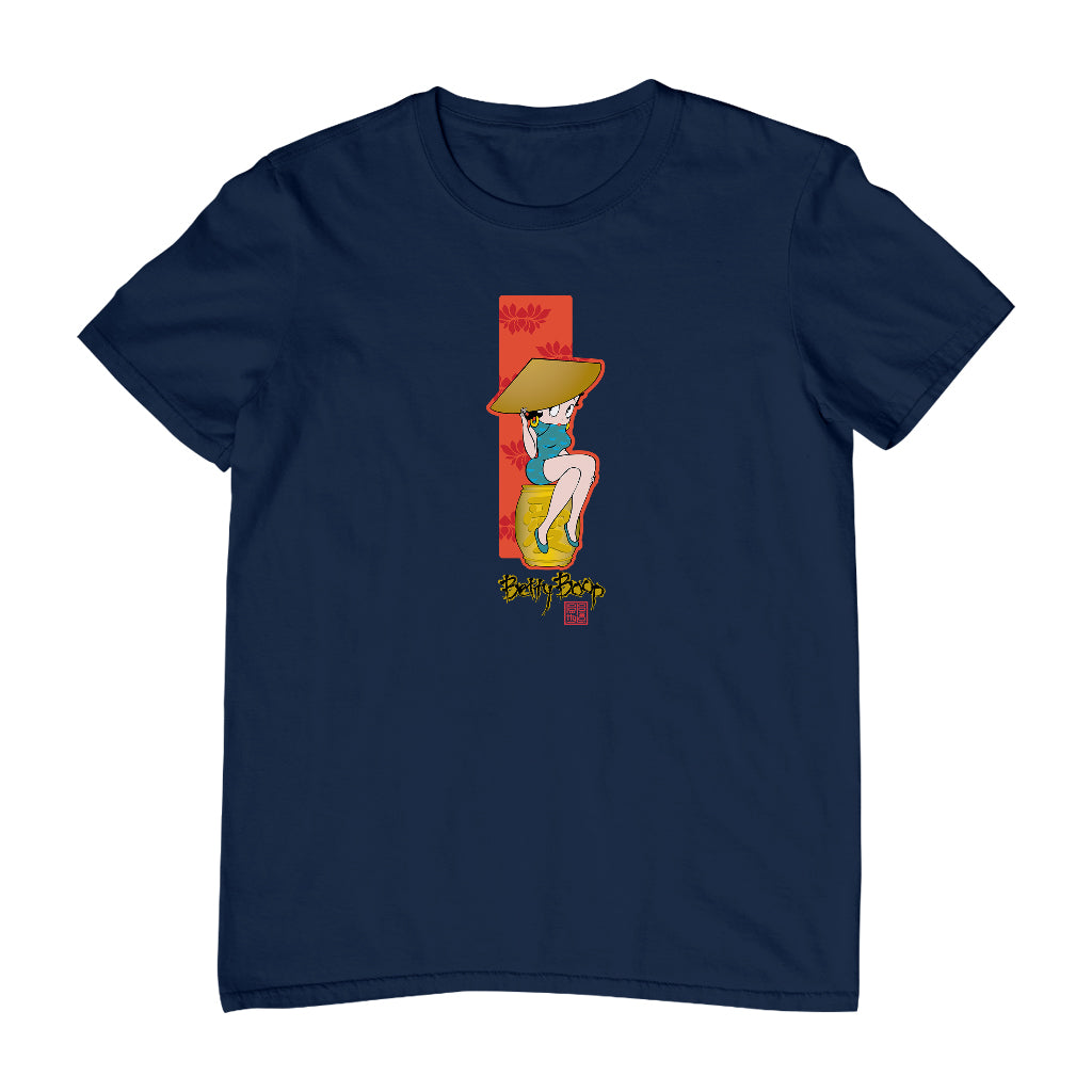 Betty Boop Gold Love Character Barrel Men's T-Shirt