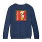 Betty Boop Red Lotus Flower on Barrel Kids Sweatshirt