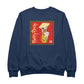 Betty Boop Red Lotus Flower on Barrel Men's Sweatshirt