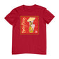 Betty Boop Red Lotus Flower on Barrel Men's T-Shirt
