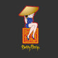 Betty Boop Betty Boop Asian Style Name Stamp Kids T-Shirt
