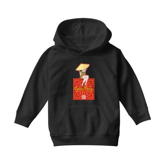 Betty Boop Betty in Dragon Dress with Hat Kids Hooded Sweatshirt