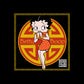 Betty Boop Betty with Chinese Longevity Symbol Kids Hooded Sweatshirt