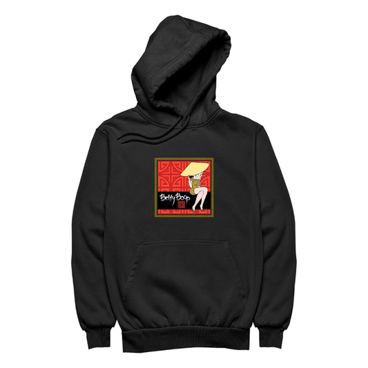 Betty Boop Longevity Symbol Pattern Men's Hooded Sweatshirt