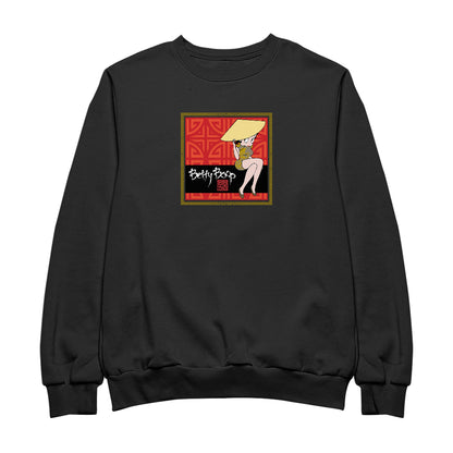 Betty Boop Longevity Symbol Pattern Men's Sweatshirt
