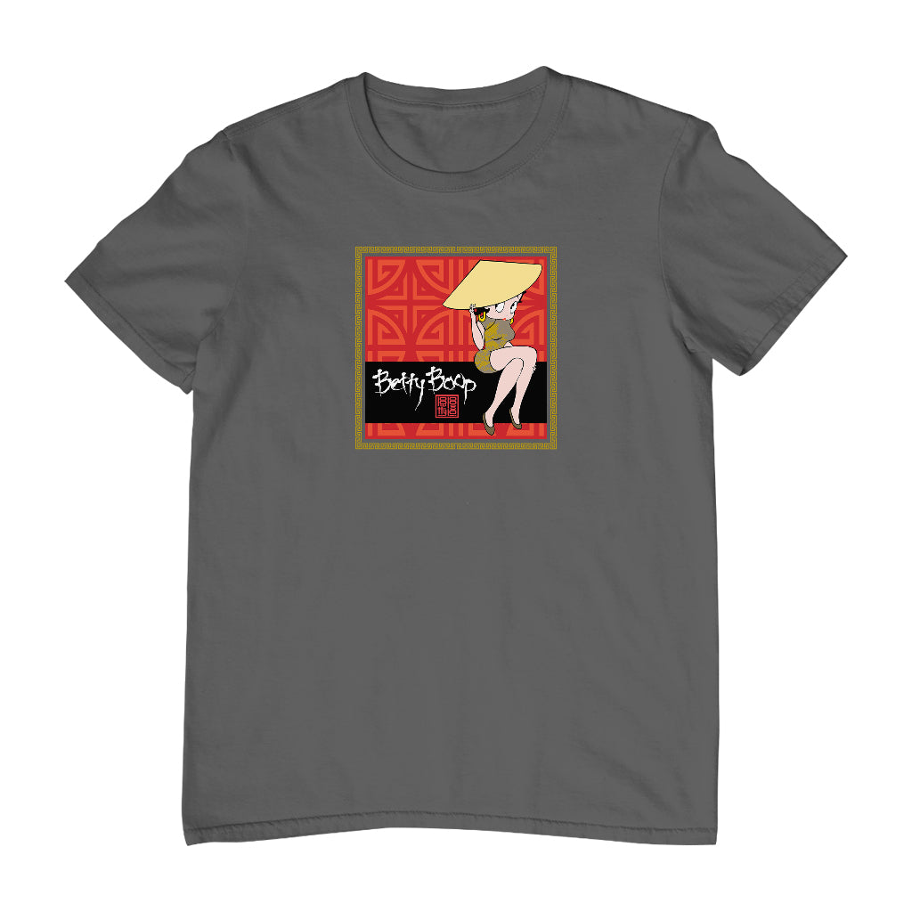 Betty Boop Longevity Symbol Pattern Men's T-Shirt
