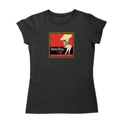 Betty Boop Longevity Symbol Pattern Women's T-Shirt