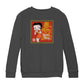 Betty Boop Dragon Background Kids Sweatshirt