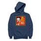 Betty Boop Dragon Background Women's Hooded Sweatshirt