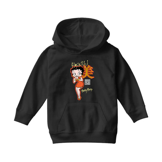 Betty Boop Beautiful Mandarin Character Kids Hooded Sweatshirt