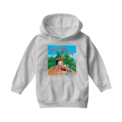 Betty Boop Betty and Bimbo Went Up The Hill Kids Hooded Sweatshirt
