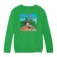Betty Boop Betty and Bimbo Went Up The Hill Kids Sweatshirt