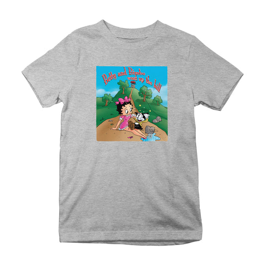 Betty Boop Betty and Bimbo Went Up The Hill Kids T-Shirt