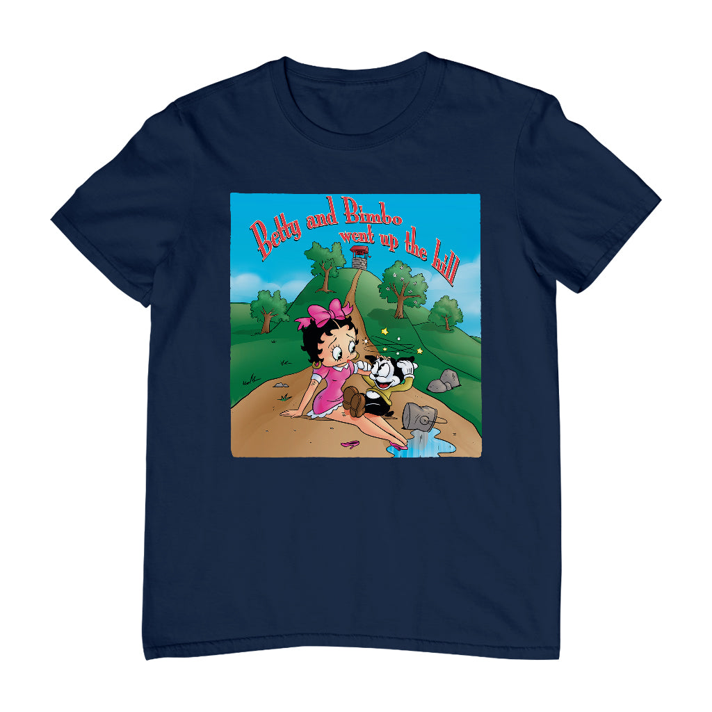 Betty Boop Betty and Bimbo Went Up The Hill Men's T-Shirt