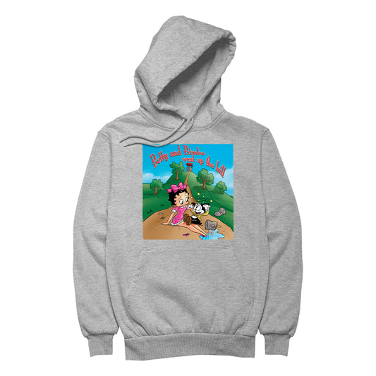 Betty Boop Betty and Bimbo Went Up The Hill Women's Hooded Sweatshirt
