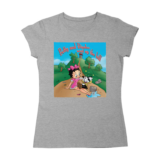 Betty Boop Betty and Bimbo Went Up The Hill Women's T-Shirt