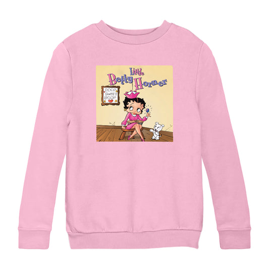 Betty Boop Little Betty Horner Kids Sweatshirt