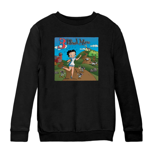 Betty Boop Three Blind Mice Kids Sweatshirt