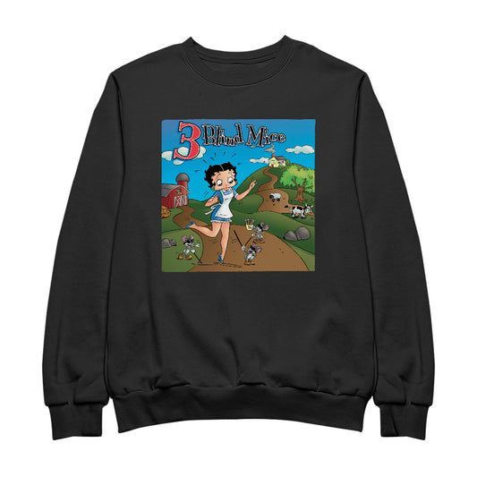 Betty Boop Three Blind Mice Men's Sweatshirt