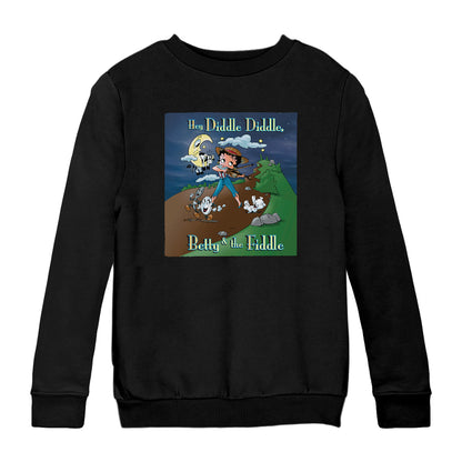 Betty Boop Betty And The Fiddle Kids Sweatshirt
