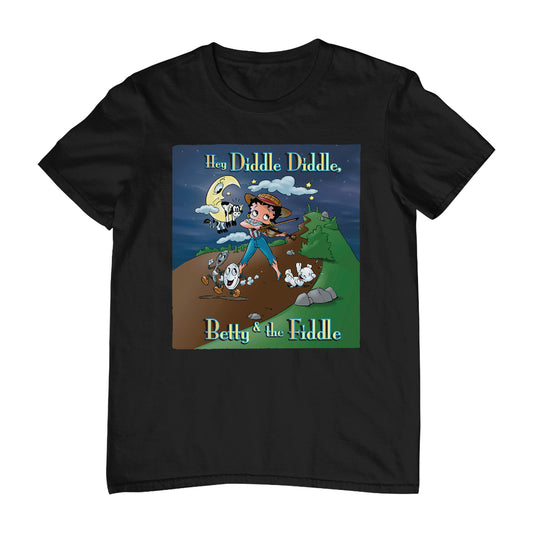 Betty Boop Betty And The Fiddle Men's T-Shirt
