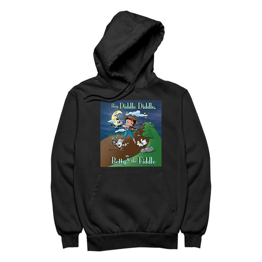 Betty Boop Betty And The Fiddle Women's Hooded Sweatshirt