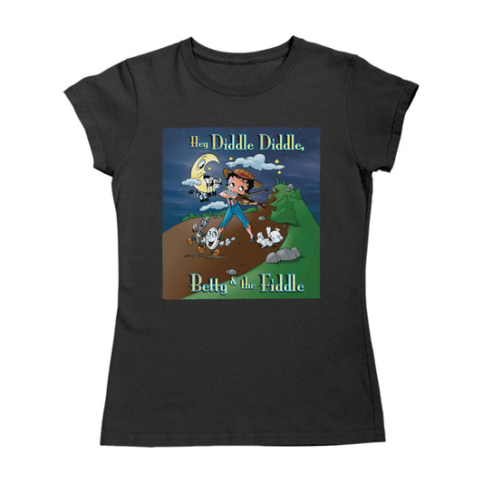 Betty Boop Betty And The Fiddle Women's T-Shirt
