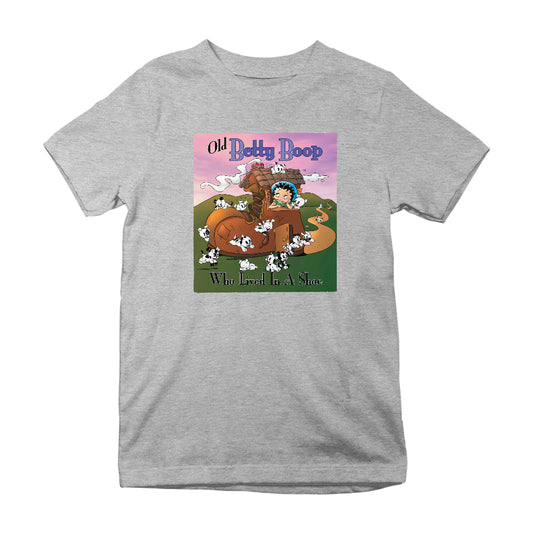 Betty Boop Old Betty Boop Who Lived In A Shoe Kids T-Shirt
