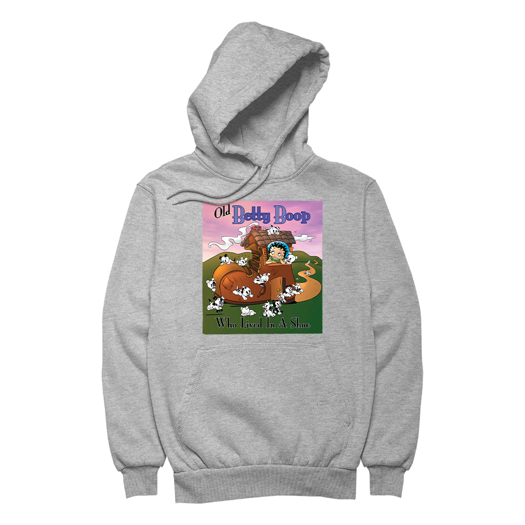 Betty Boop Old Betty Boop Who Lived In A Shoe Men's Hooded Sweatshirt