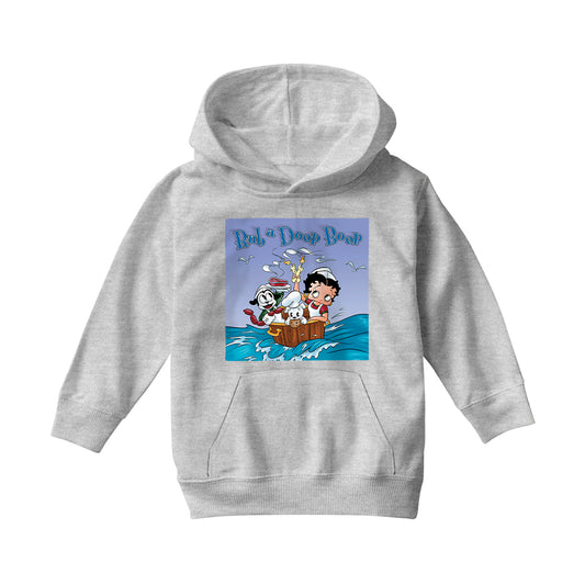 Betty Boop Rub A Doop Boop Kids Hooded Sweatshirt