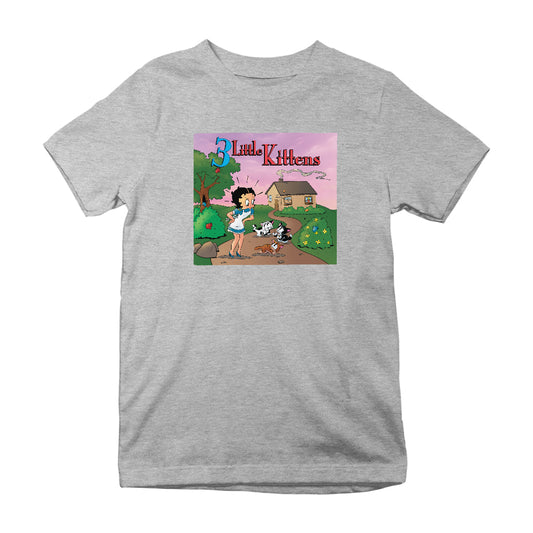 Betty Boop Three Little Kittens Kids T-Shirt