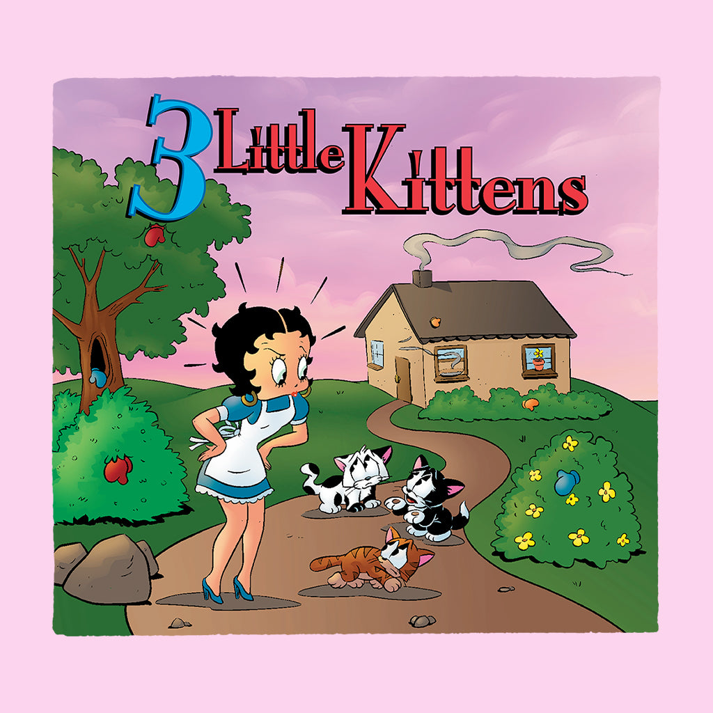 Betty Boop Three Little Kittens Kids T-Shirt