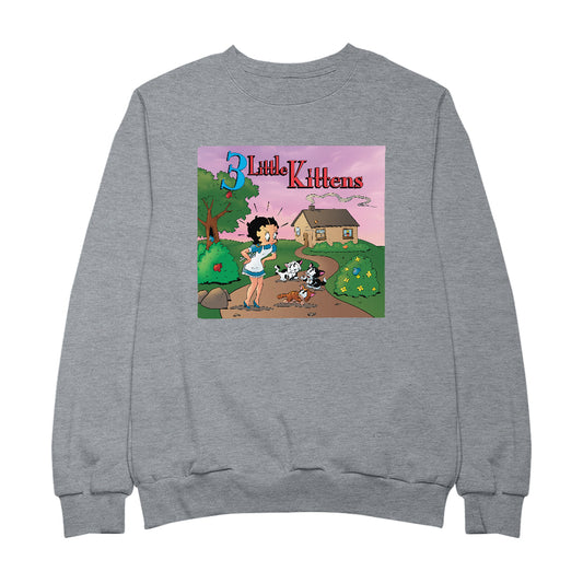 Betty Boop Three Little Kittens Men's Sweatshirt