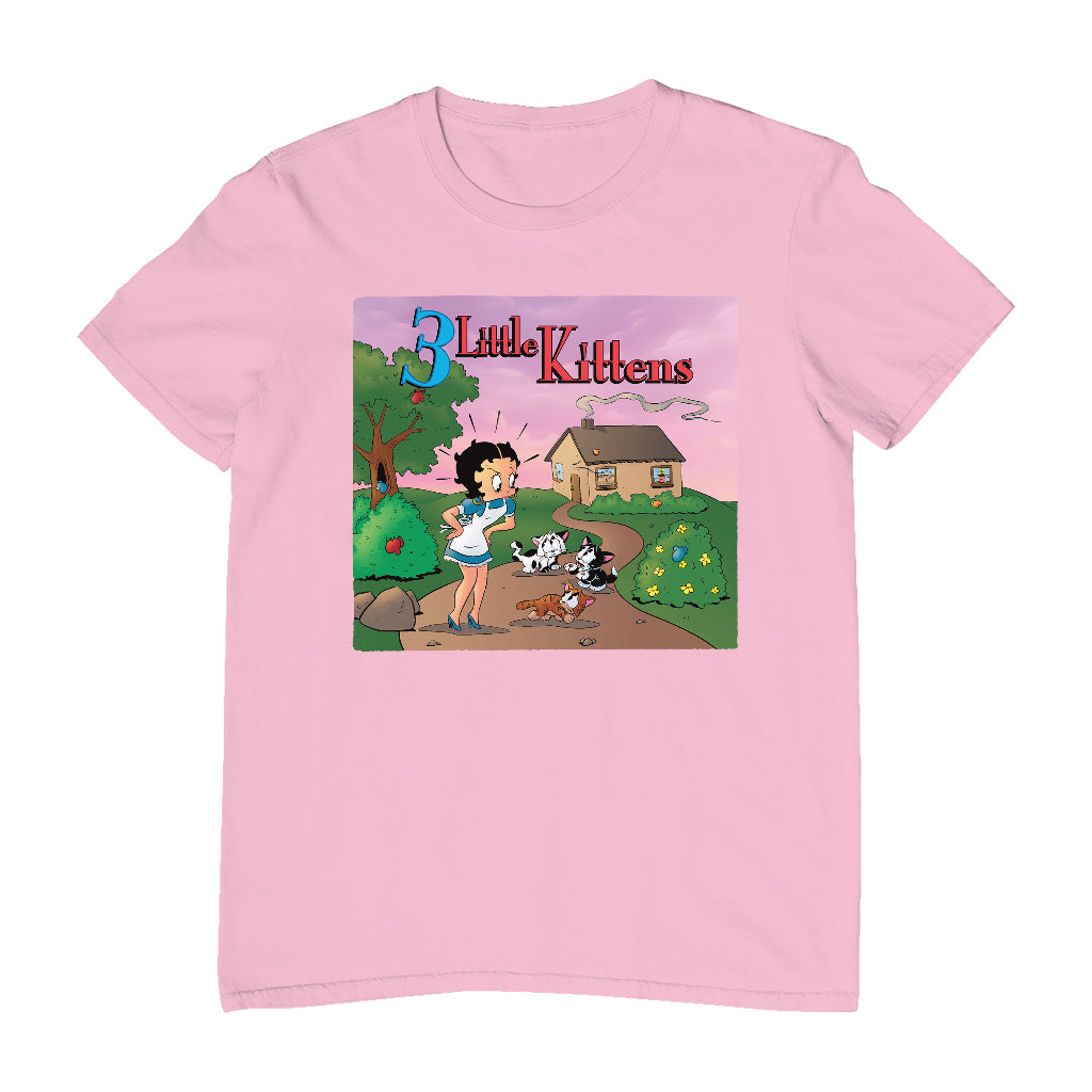 Betty Boop Three Little Kittens Men's T-Shirt