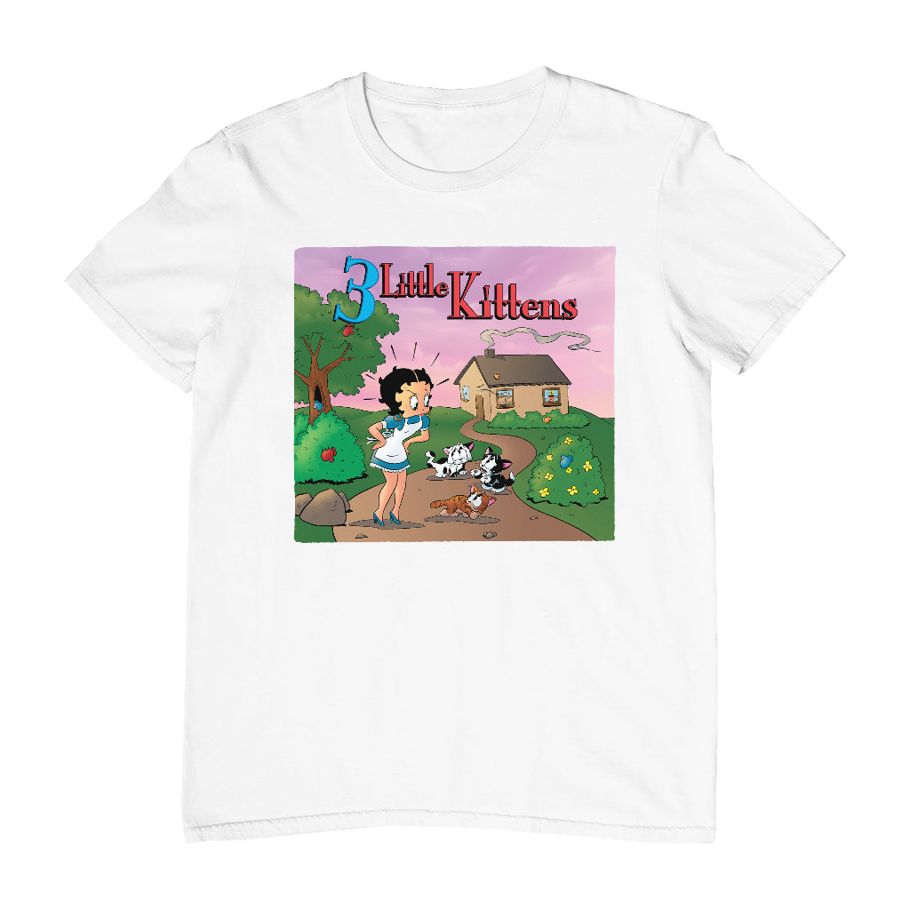 Betty Boop Three Little Kittens Men's T-Shirt