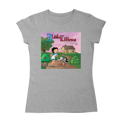 Betty Boop Three Little Kittens Women's T-Shirt