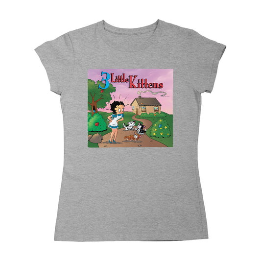 Betty Boop Three Little Kittens Women's T-Shirt