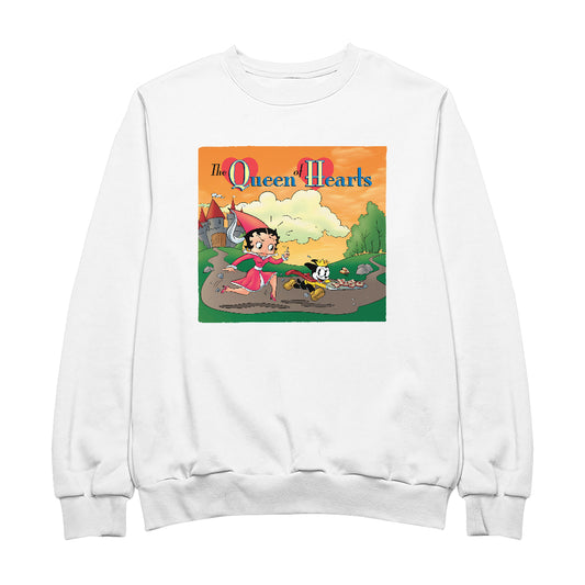 Betty Boop The Queen Of Hearts Men's Sweatshirt