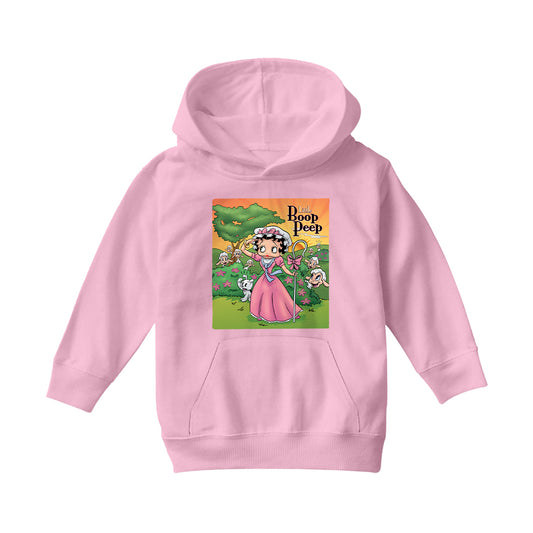 Betty Boop Little Boop Peep Kids Hooded Sweatshirt