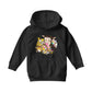 Betty Boop Multicoloured Curly Splash Kids Hooded Sweatshirt