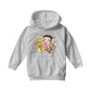 Betty Boop Multicoloured Curly Splash Kids Hooded Sweatshirt