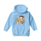 Betty Boop Multicoloured Curly Splash Kids Hooded Sweatshirt