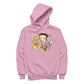 Betty Boop Multicoloured Curly Splash Men's Hooded Sweatshirt
