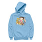 Betty Boop Multicoloured Curly Splash Men's Hooded Sweatshirt