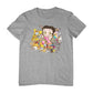 Betty Boop Multicoloured Curly Splash Men's T-Shirt