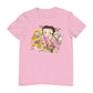 Betty Boop Multicoloured Curly Splash Men's T-Shirt